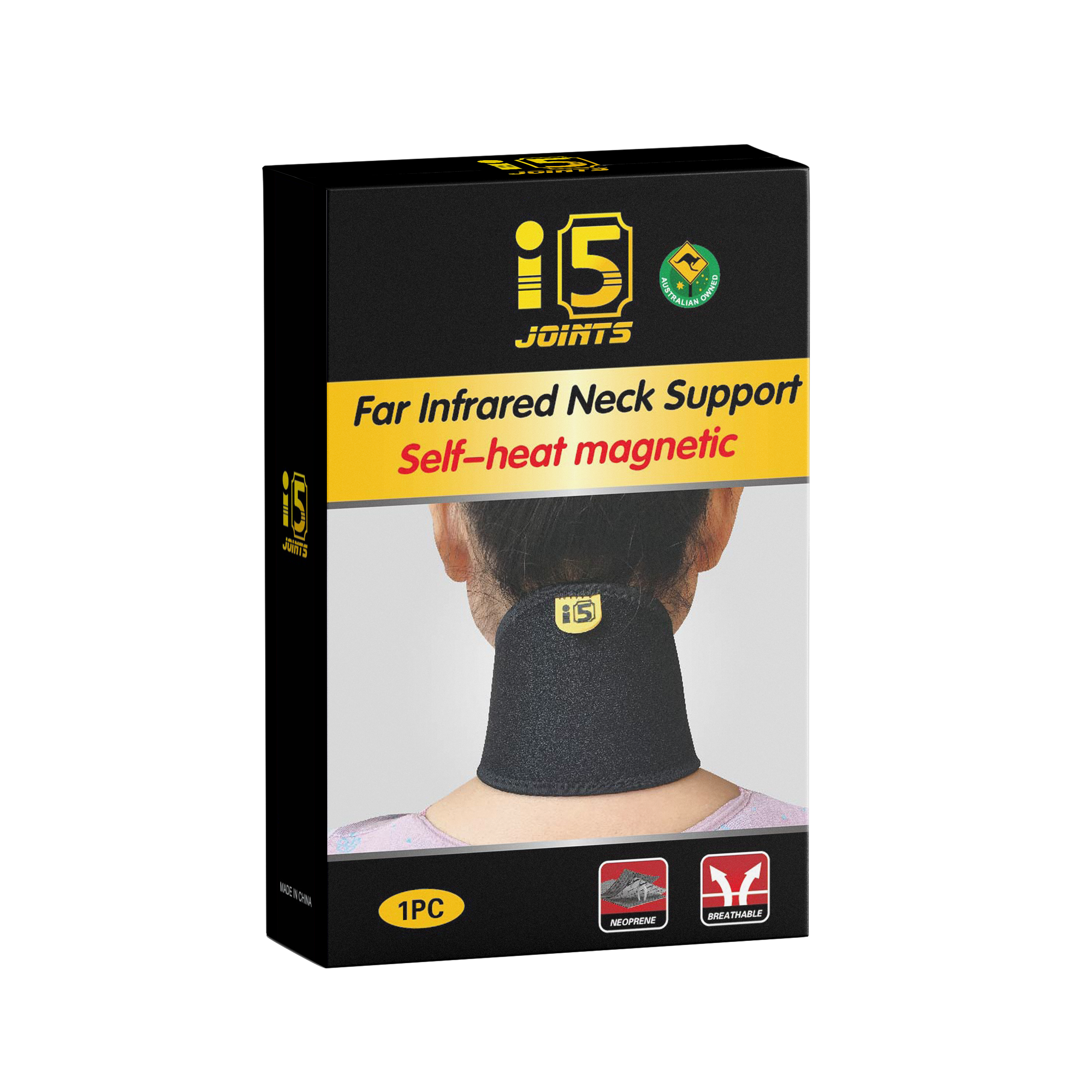 i5Joints Far Infrared Neck Support Advanced Self-Heating Magnetic Therapy for Natural Neck Pain Relief i5Joints Far Infrared Neck Support Advanced Self-Heating Magnetic Therapy for Natural Neck Pain Relief